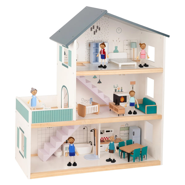 WOODEN DOLLS HOUSE-TOOKY TOY - Sold Out