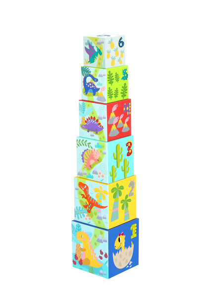 TOOKY DINO NESTING TOWER - 6 AVAILABLE