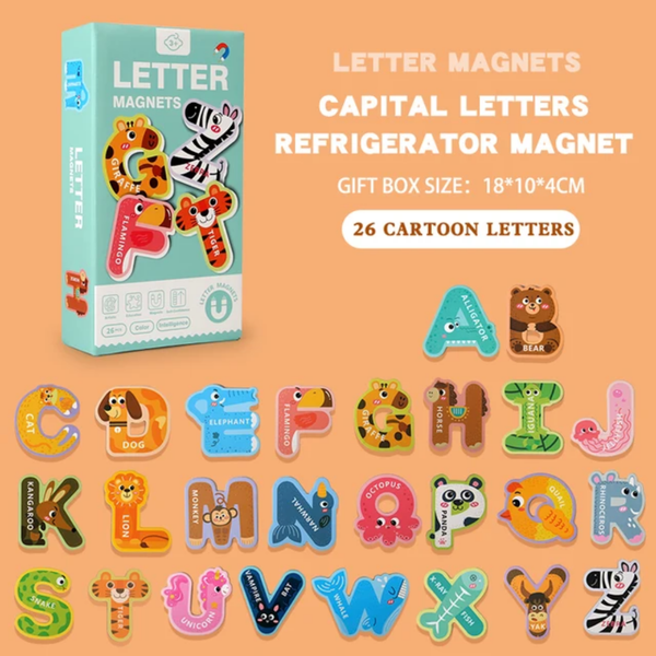 CAPITAL LETTER MAGNETS
