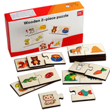 2PC WOODEN EDUCATIONAL PUZZLES
