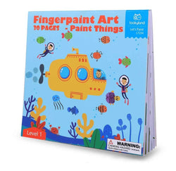 FINGERPAINT ART BOOK - PAINT THINGS - TOOKYLAND