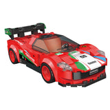COGO BUILDING BLOCKS - PIONEER RACER - BLUE AND WHITE