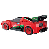 COGO BUILDING BLOCKS - PIONEER RACER - BLUE AND WHITE