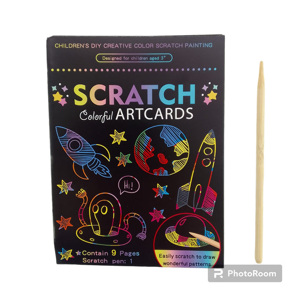 SPACE SCRATCH CARDS