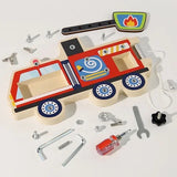 DIY FIRE TRUCK-WOODEN