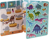 DINOSAUR MUSEUM SILICONE STICKER BOOK - TOOKYLAND