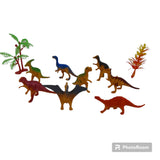 8PC DINOSAURS