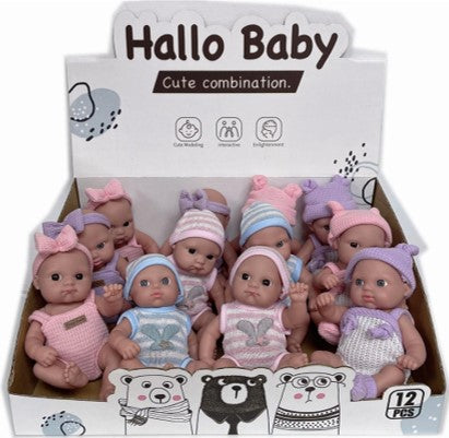 HALLO BABY EXPRESSION DOLLS 12PC - OUT OF STOCK