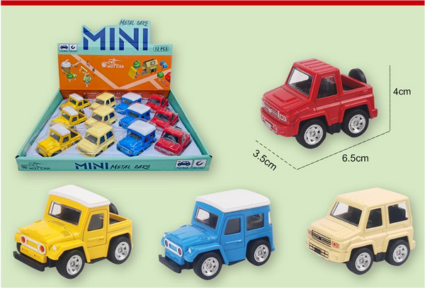 12PC ALLOY VINTAGE VEHICLES