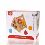WOODEN ACTIVITY TRIANGLE - TOOKY TOY
