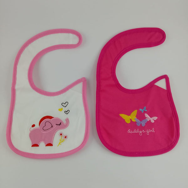 GIRLS BIBS 2PC - ELLIE AND BUTTERFLY