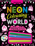 NEON COLOURING BOOK-PRINCESS