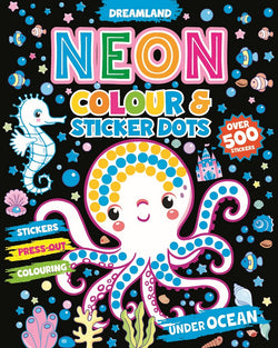NEON COLOUR & DOT STICKER BOOK