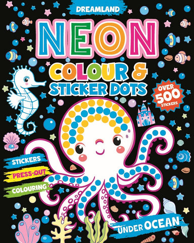 NEON COLOUR & DOT STICKER BOOK