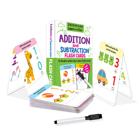 ADDITION & SUBTRACTION FLASH CARDS