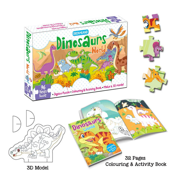 96PC DINO PUZZLE KIT