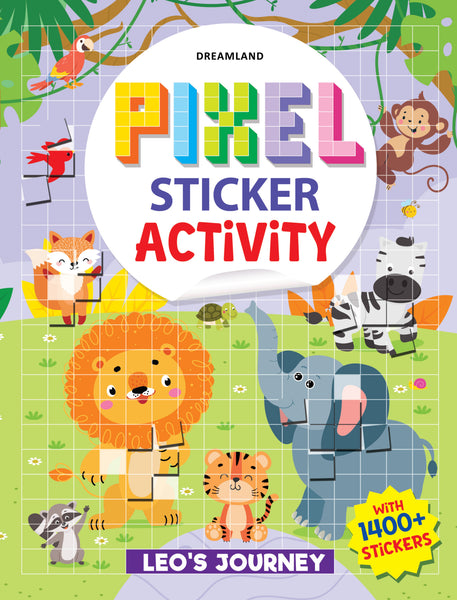 PIXEL STICKER BOOK-LEO'S JOURNEY