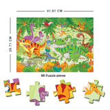 96PC DINO PUZZLE KIT