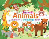 ACTIVITY & COLOURING BOOK - ANIMALS