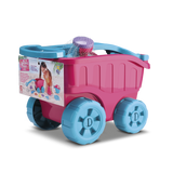 PULL ALONG PINK BEACH TROLLEY - DIVER TOYS