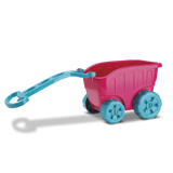 PULL ALONG PINK BEACH TROLLEY - DIVER TOYS