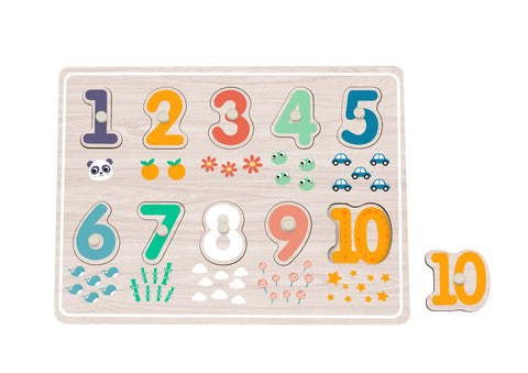 NUMBER PEG PUZZLE - HI PANDO