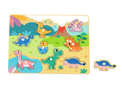 DINO PEG PUZZLE - HI PANDO