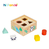 WOODEN SHAPE SORTER - HI PANDO