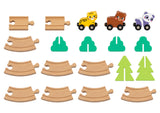 WOODEN TRAIN SET - ANIMAL THEMED