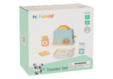WOODEN TOASTER SET - HI PANDO