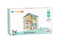 WOODEN DOLLS HOUSE - HI PANDO - OUT OF STOCK