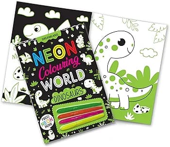 NEON COLOUR DINO WORLD