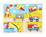 WOODEN ASSORTED PEG PUZZLES