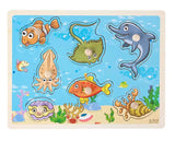 WOODEN ASSORTED PEG PUZZLES
