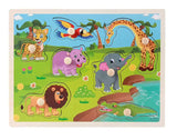WOODEN ASSORTED PEG PUZZLES