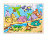 WOODEN ASSORTED PEG PUZZLES