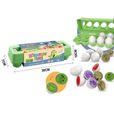 DINO MATCH EGGS 12PC