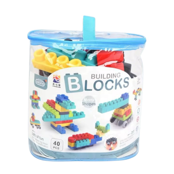 40PC SOFT RUBBER BLOCKS