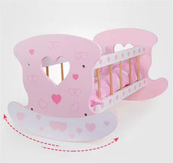 WOODEN DOLLS CRADLE- OUT OF STOCK