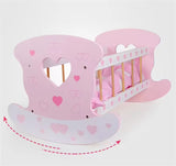 WOODEN DOLLS CRADLE- OUT OF STOCK