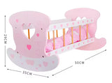 WOODEN DOLLS CRADLE- OUT OF STOCK