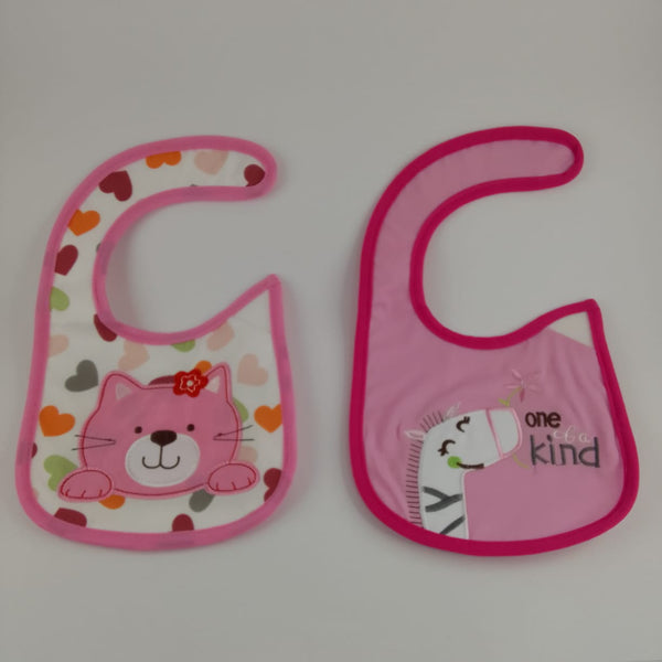 BIRLS BIBS 2PC-CAT AND ONE OF A KIND
