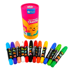 SILKY CRAYONS -12PC WASHABLE