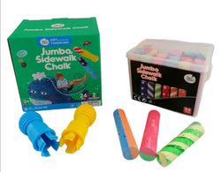 JUMBO SIDEWALK CHALK 24PC - JAR MELO - 8 AVAILABLE