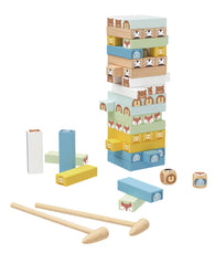MY FOREST FRIENDS ANIMAL JENGA- 82PCS TOOKY TOY