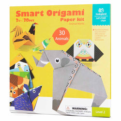 SMART ORIGAMI PAPER KIT - ANIMAL WORLD - TOOKYLAND