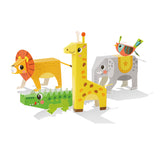 LET'S FOLD - 3D ORIGAMI PAPER KIT - THE ANIMALS - TOOKYLAND