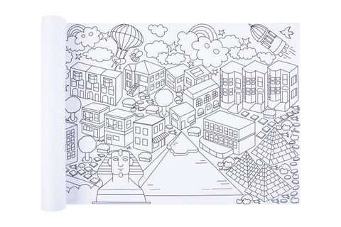 TOOKYLAND COLOURING ROLL-CITIES