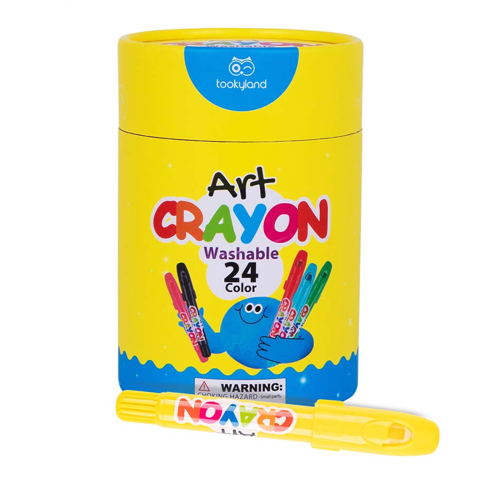 WASHABLE CRAYONS - 24PC - TOOKYLAND – Free Range Kids ZA