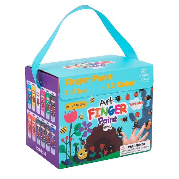 12PC FINGER PAINT - TOOKYLAND